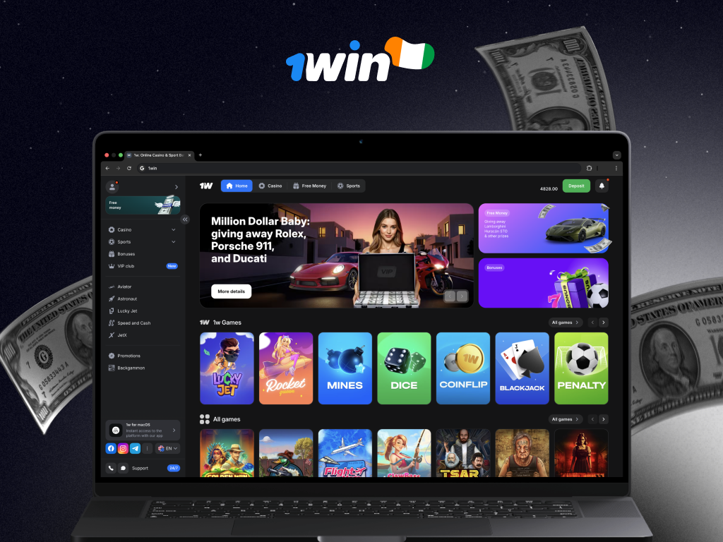 1win APK – Téléchargez l'App Mobile Android & iOS CI